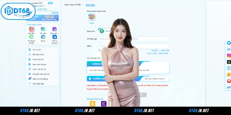 Lưu ý quan trọng giúp người chơi nạp tiền DT68 an toàn